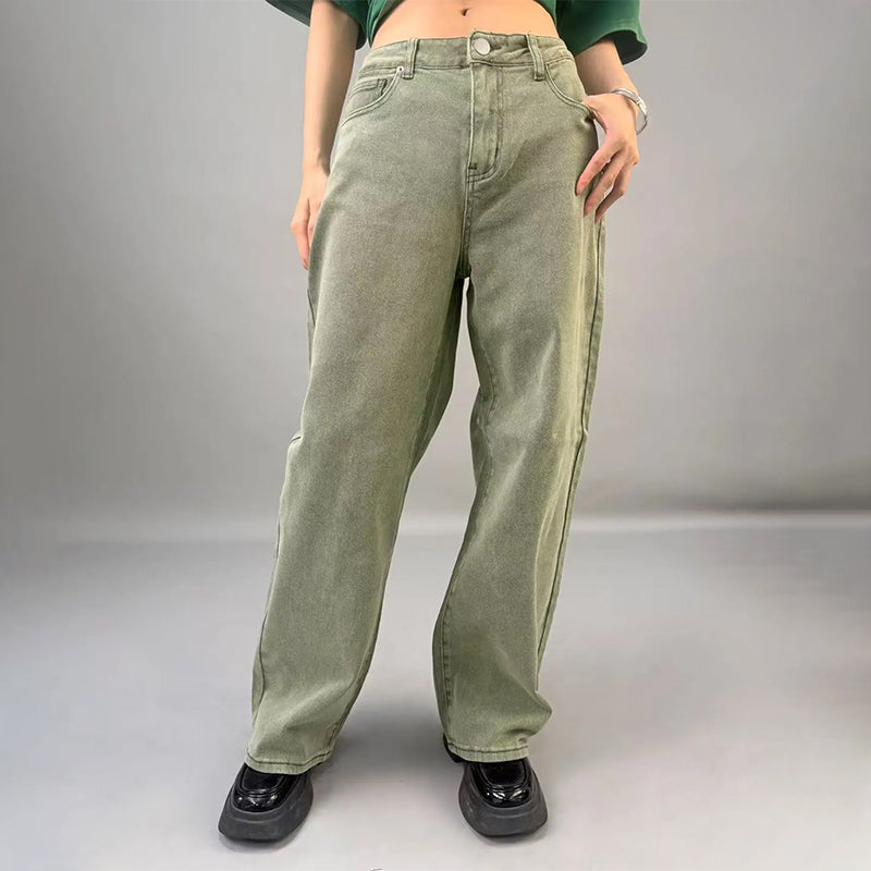 Mendez מכנסי ג’ינס רטרו בגזרה ישרה