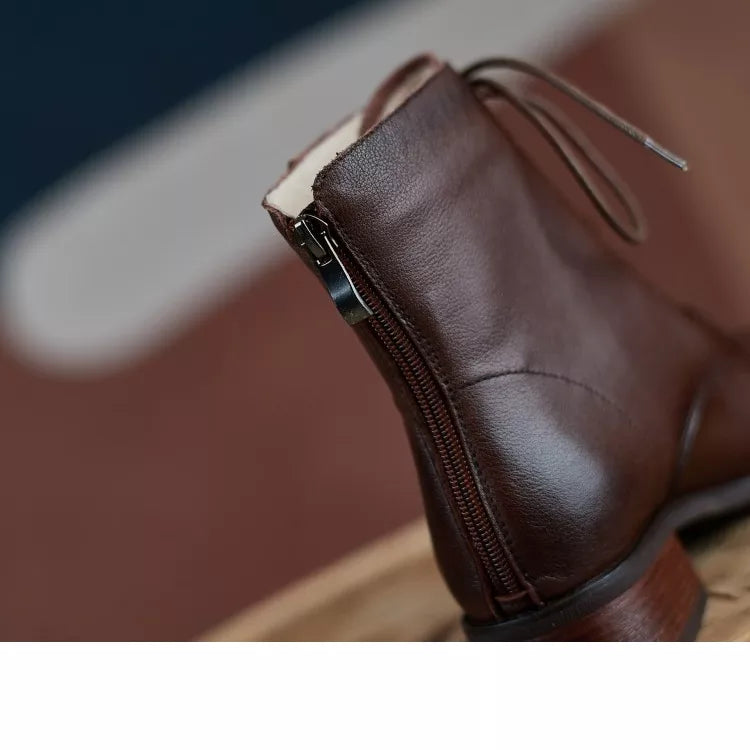 Aaryan מגפוני עור אמיתי