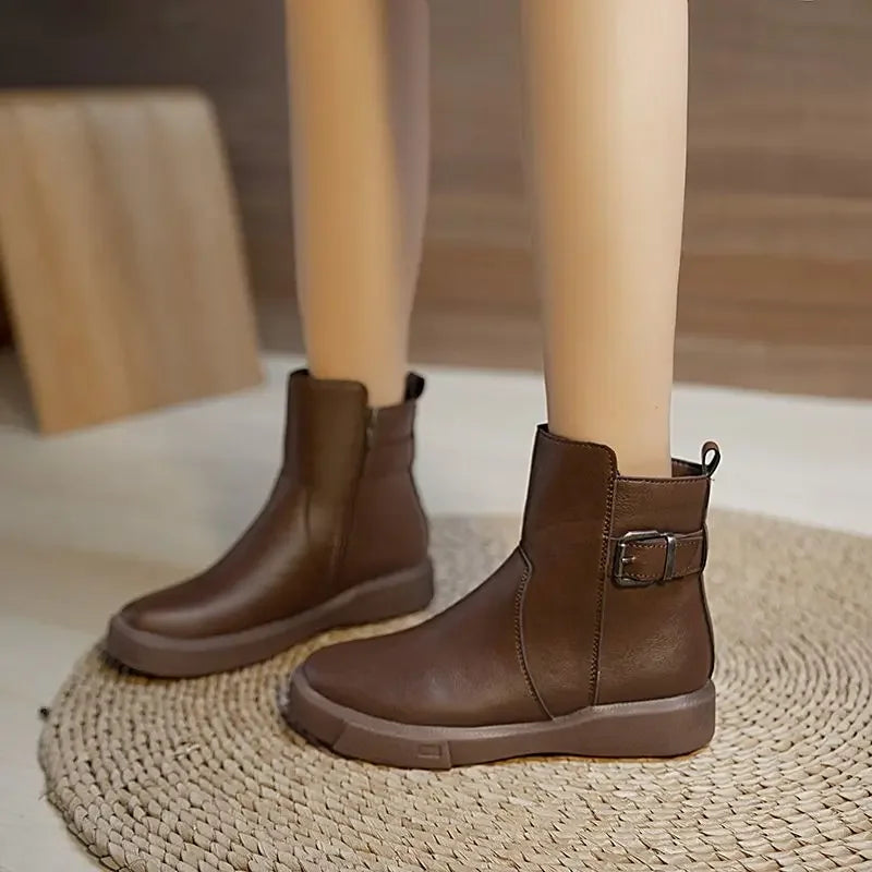 Fay מגפי צ'לסי שטוחות