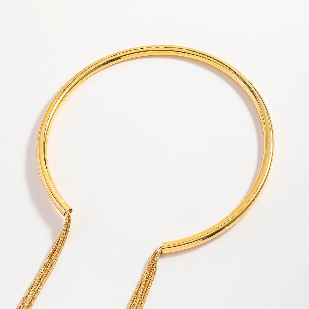 Aurielle שרשרת קולאר עם טסל זהב