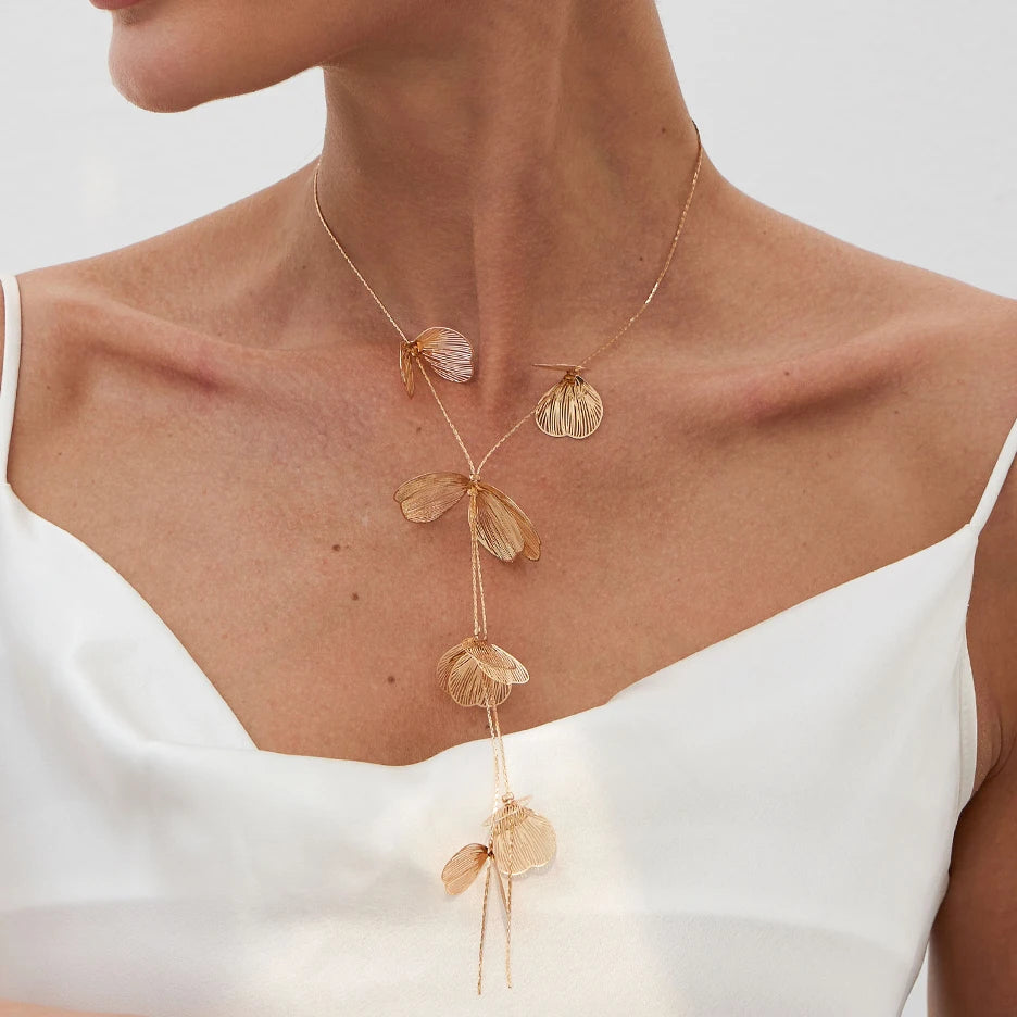 Reid שרשרת עלים ארוכה