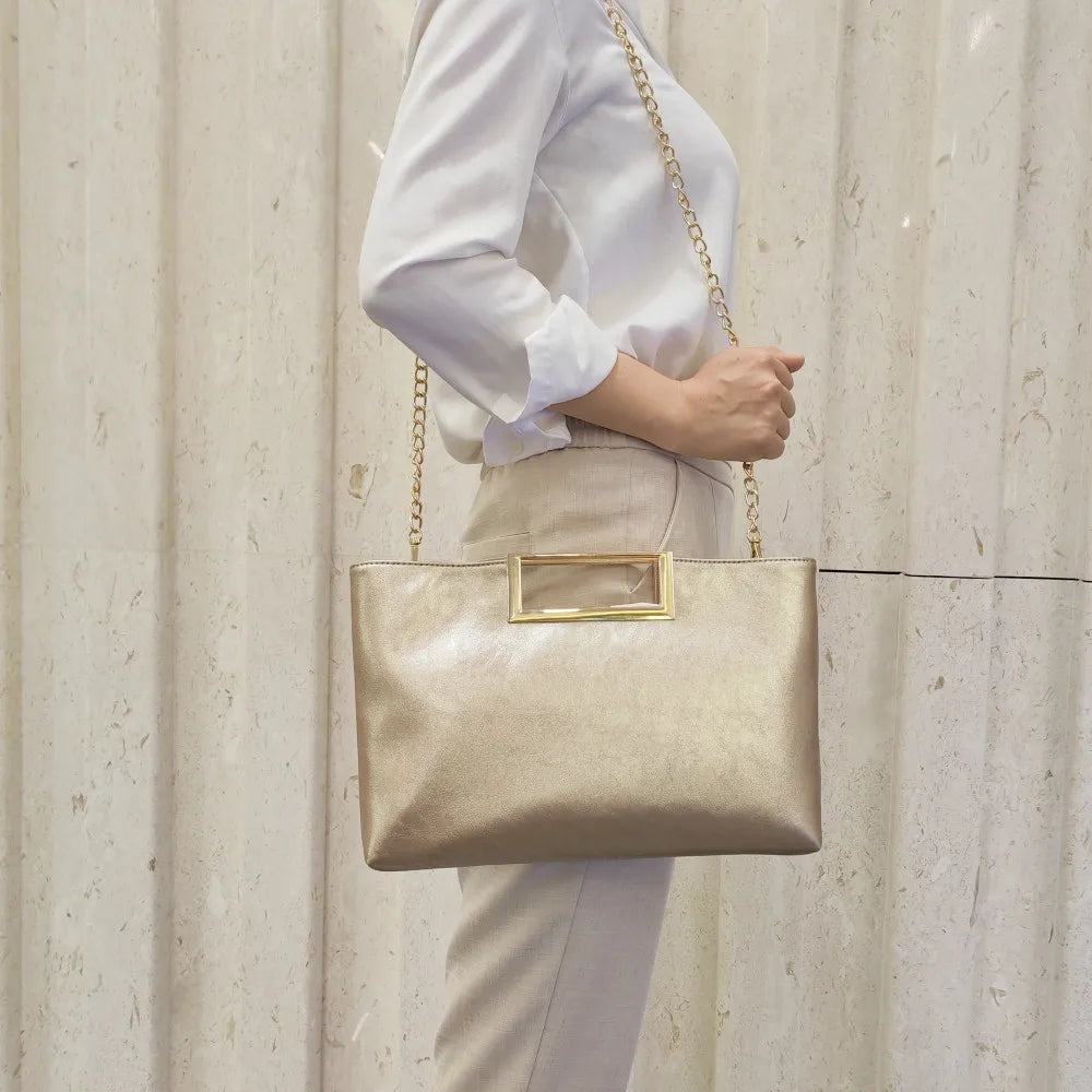 Mcarty תיק קלאץ' דמוי עור