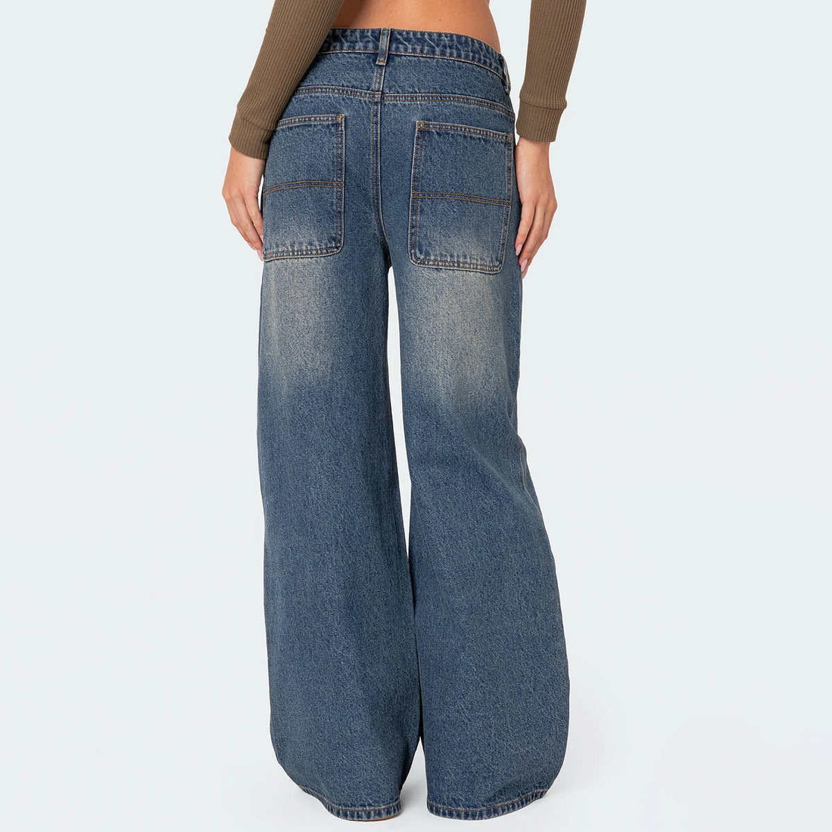 Strickland מכנסי ג׳ינס רחבים