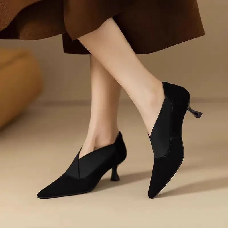 Park נעלי עקב בסגנון צרפתי