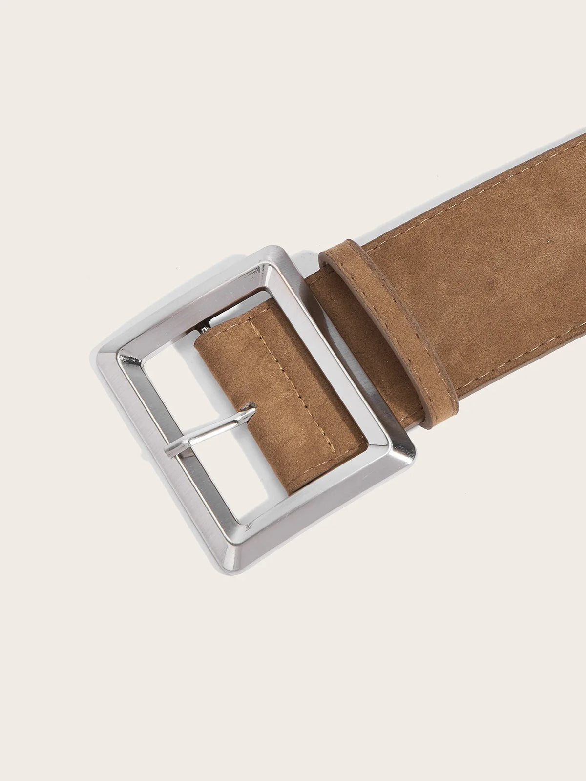 Janice חגורה רחבה עם אבזם מרובע