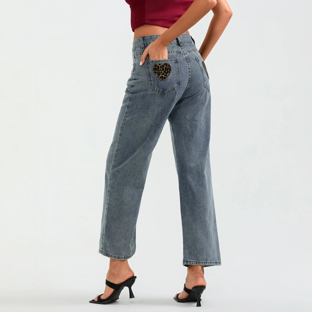 Aurelia מכנסי ג׳ינס רחבים