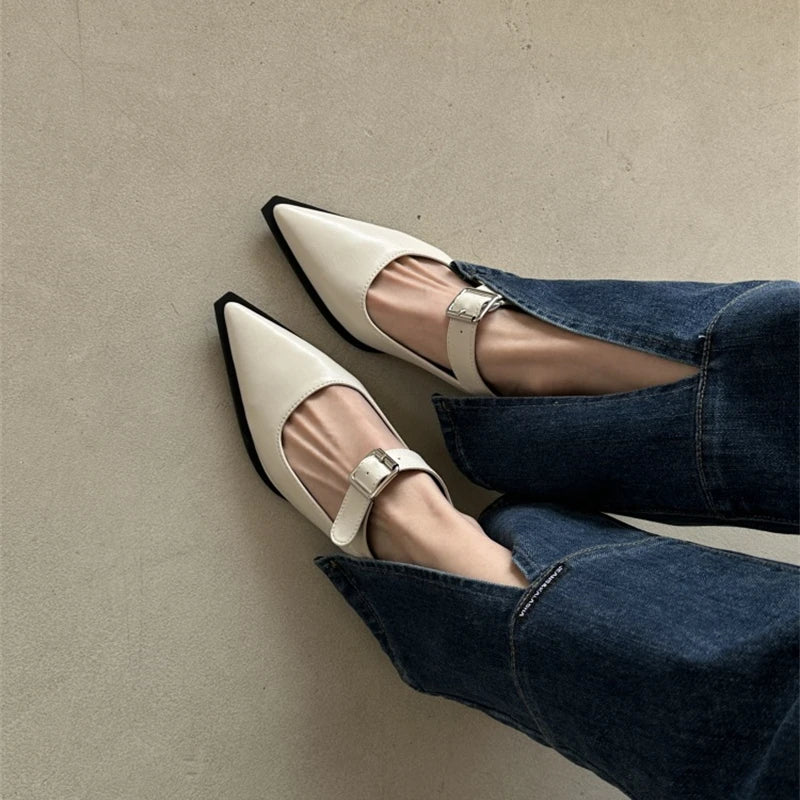 Richard נעלי עקב מרי ג&#39;יין אלגנטיות