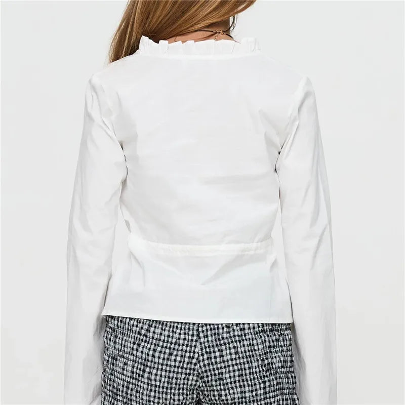 Cobb חולצת קשירה עם כיווצים