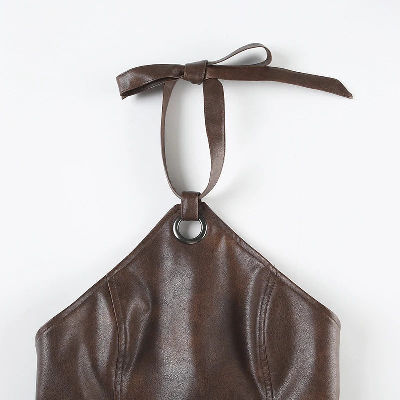 Ingram חולצת הלטר בגזרת קרופ