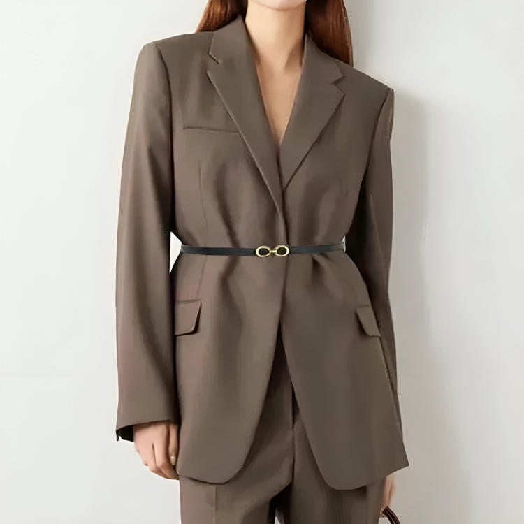 Sloan חגורת דמוי עור