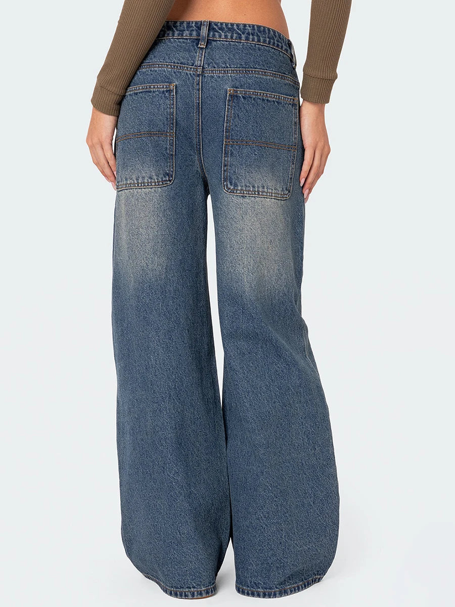 Strickland מכנסי ג׳ינס רחבים