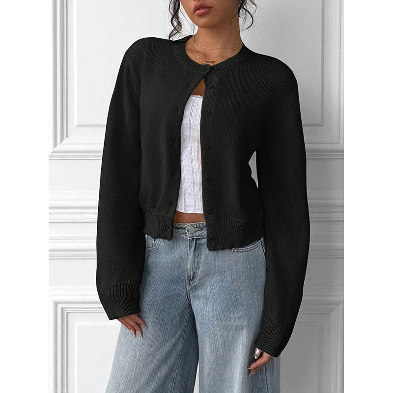 Eden קרדיגן סרוג קלאסי