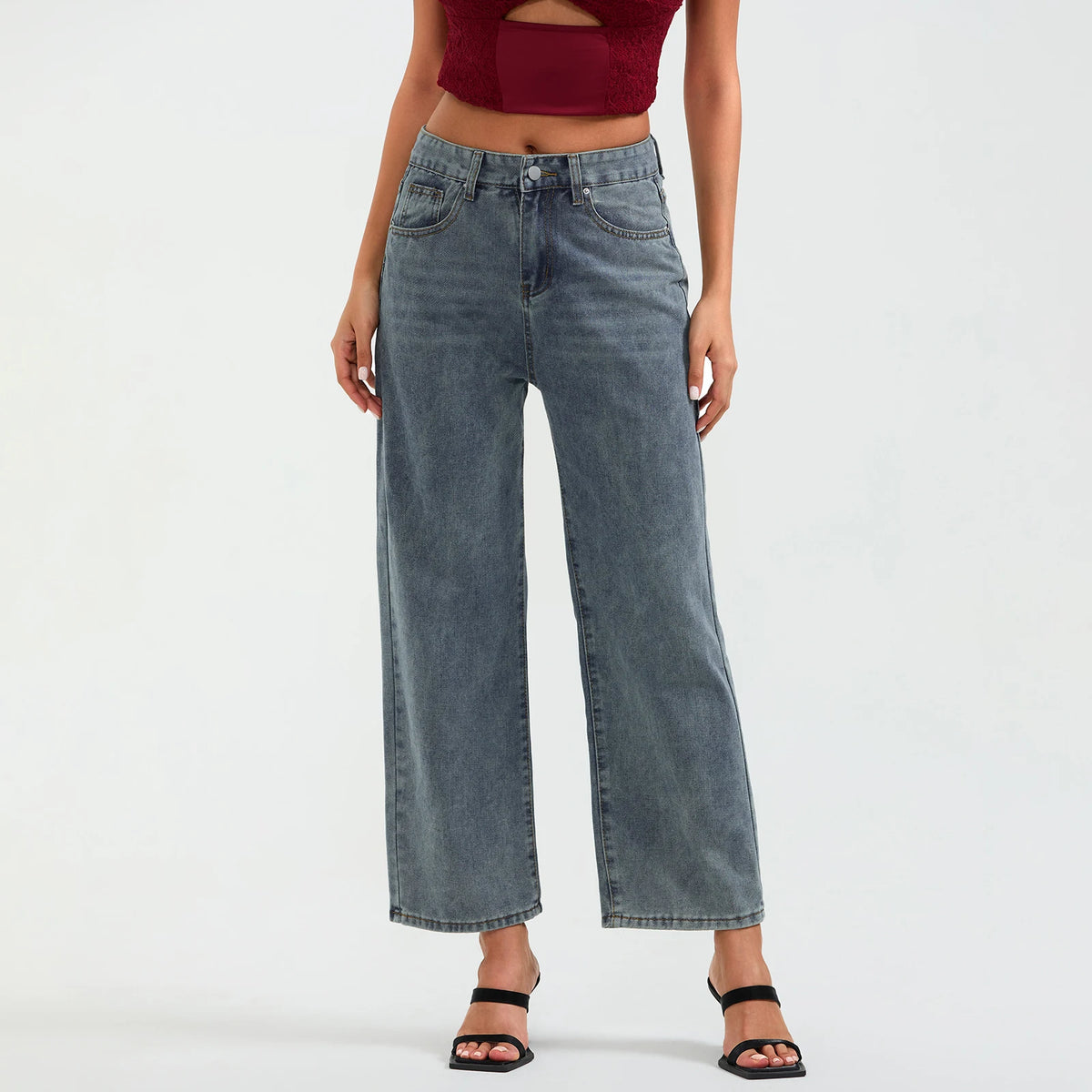 Aurelia מכנסי ג׳ינס רחבים