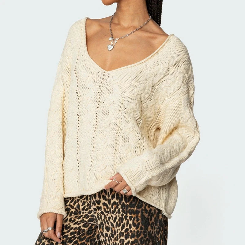 Wiley סוודר סרוג בגזרה משוחררת