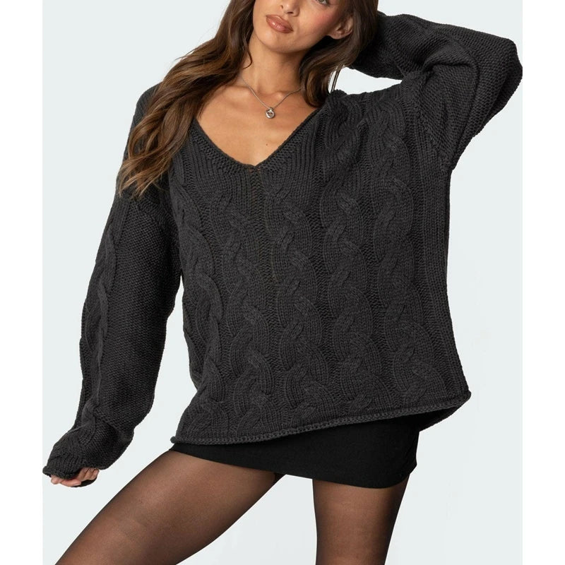 Wiley סוודר סרוג בגזרה משוחררת