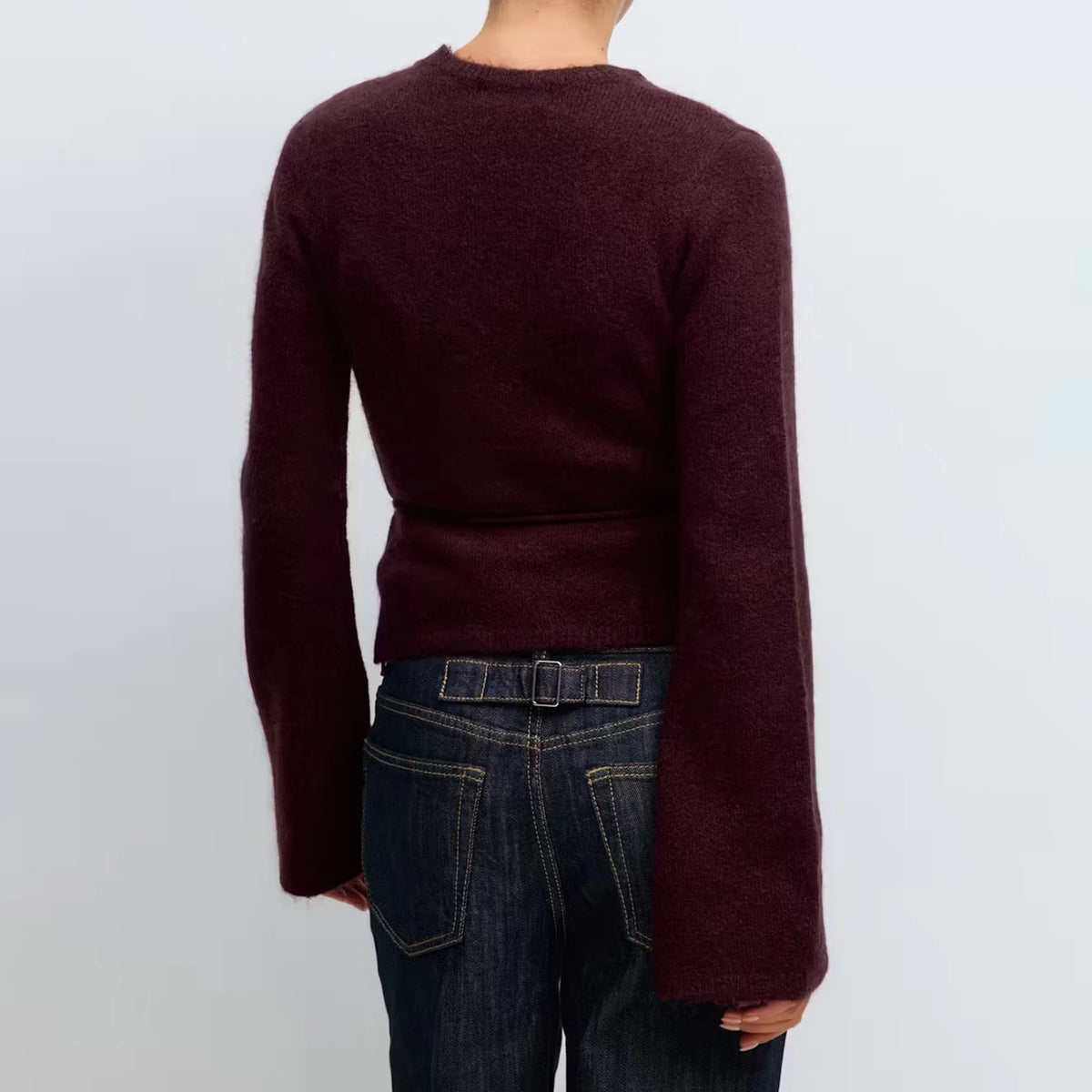 Alison קרדיגן סרוג בגזרת מעטפה