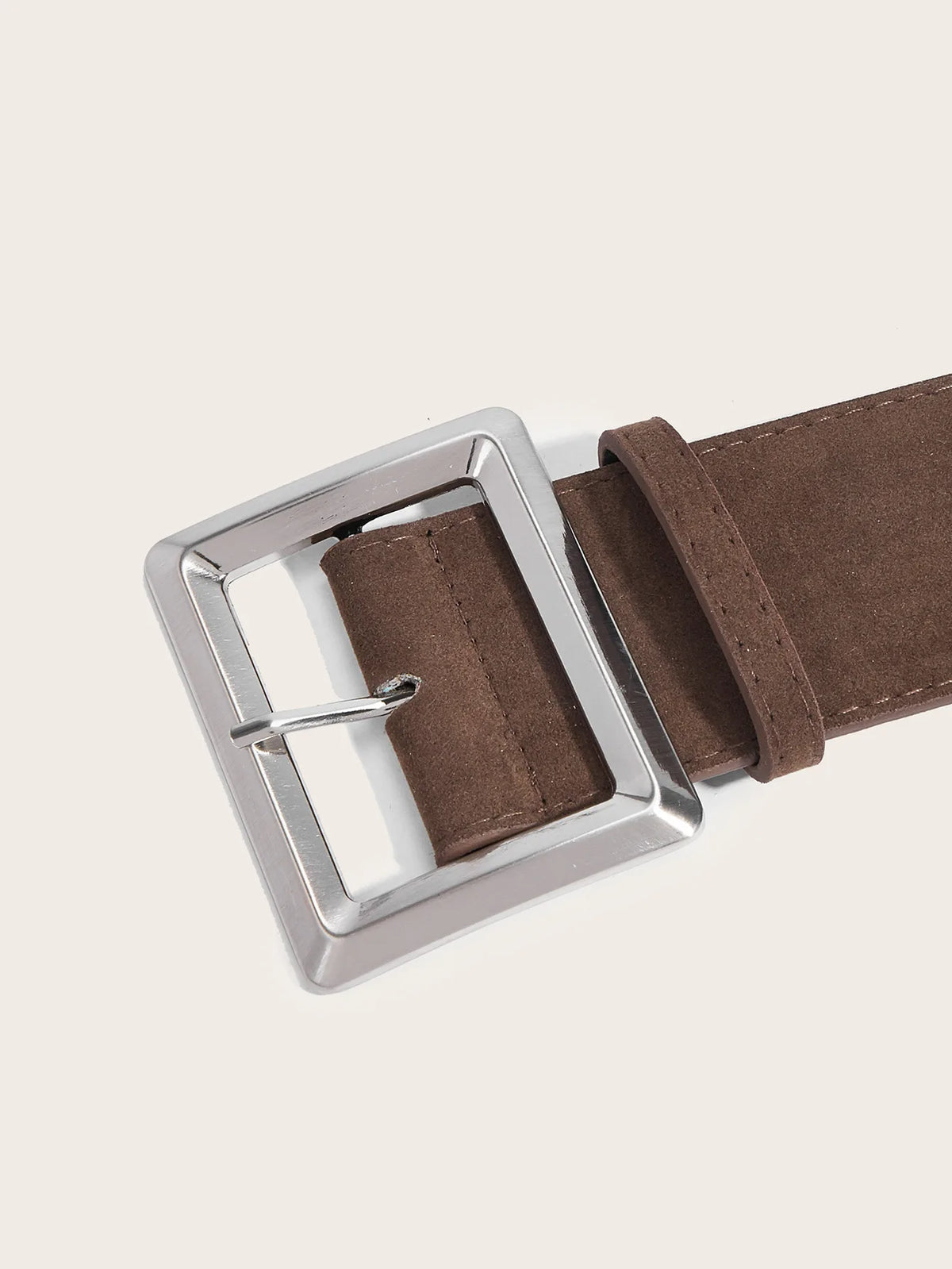 Janice חגורה רחבה עם אבזם מרובע