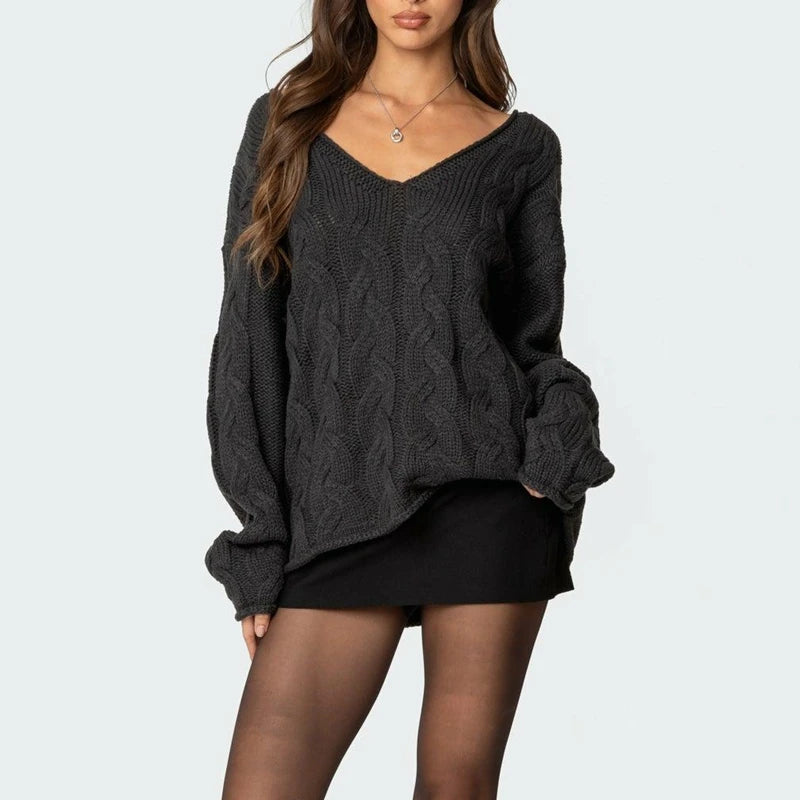 Wiley סוודר סרוג בגזרה משוחררת