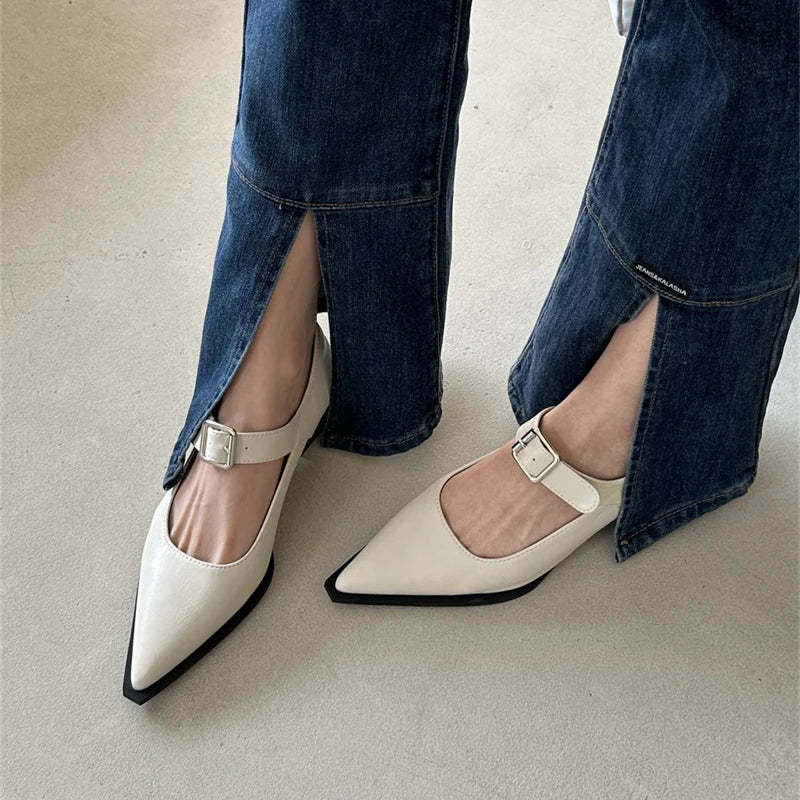 Richard נעלי עקב מרי ג'יין אלגנטיות