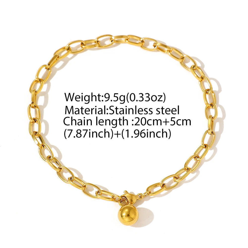 Luna צמיד שרשרת עם תליון