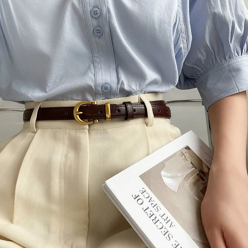 Meadows חגורת דמוי עור