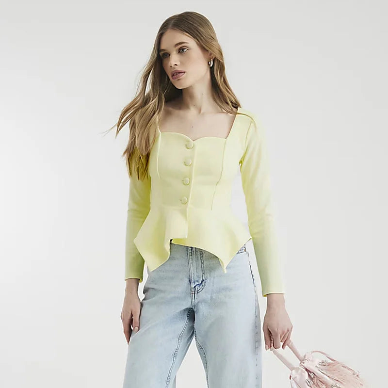 Jana חולצה אלגנטית עם כפתורים
