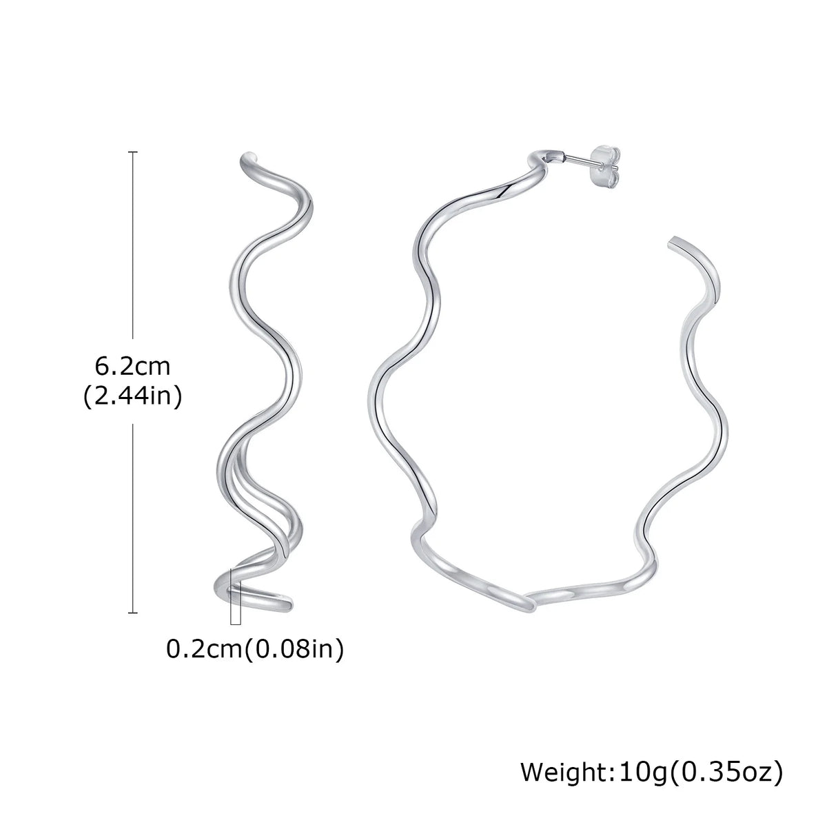 Mullen סט תכשיטים גל גאומטרי