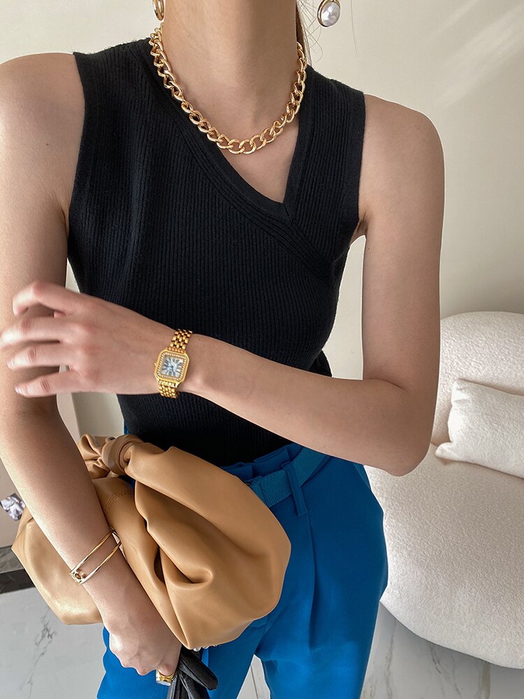 Cain גופייה בייסיק מבד ריב