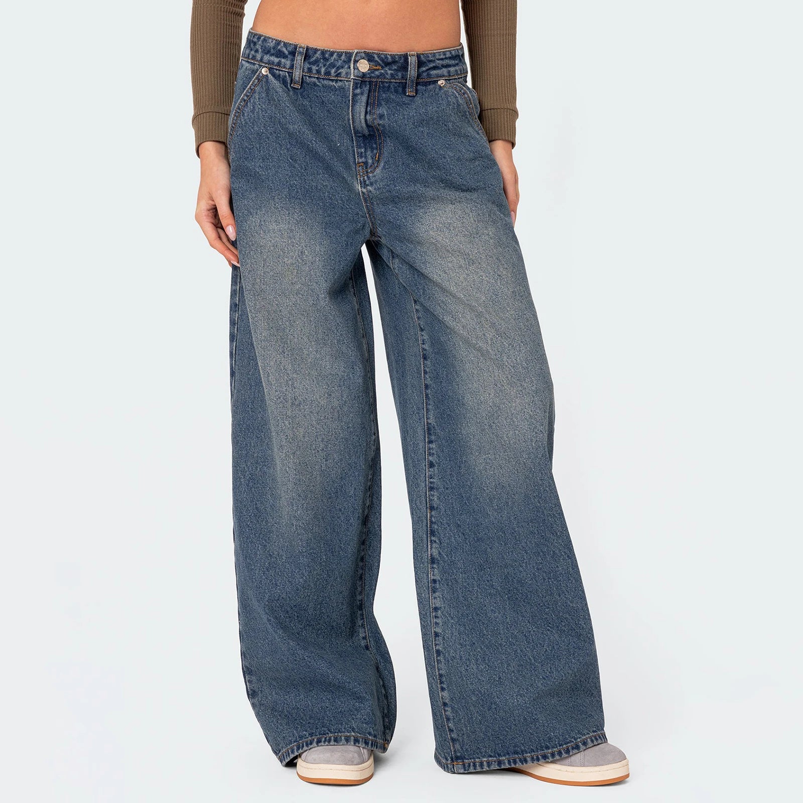 Strickland מכנסי ג׳ינס רחבים