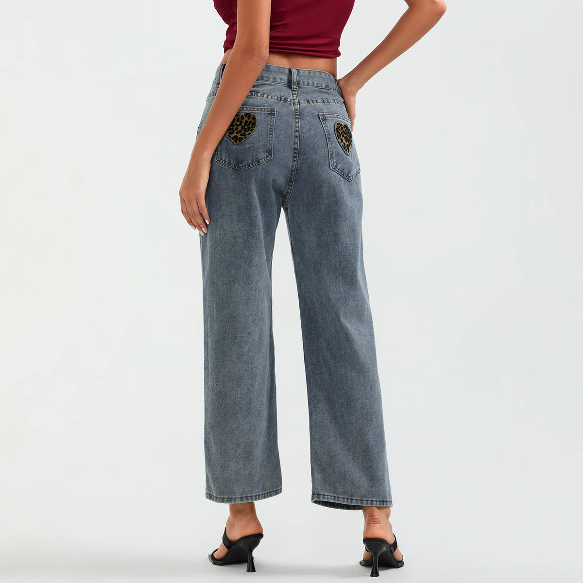 Aurelia מכנסי ג׳ינס רחבים