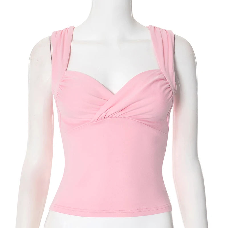 Henri טופ קז'ואל עם קפלים