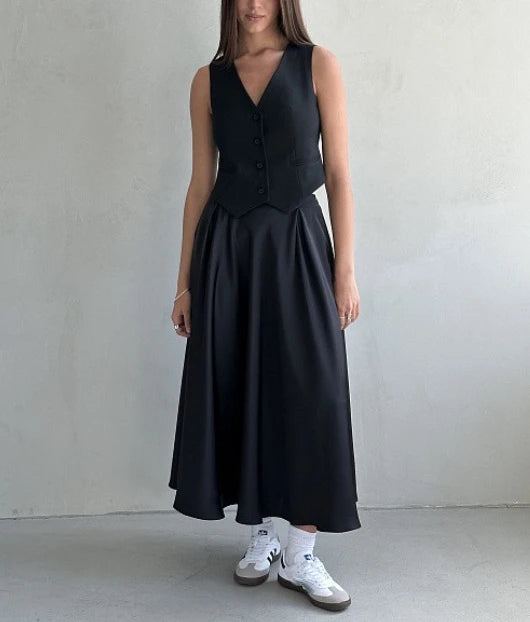 Sawyer חצאית סאטן