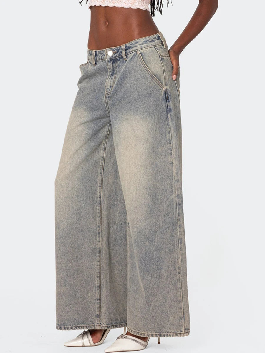 Strickland מכנסי ג׳ינס רחבים