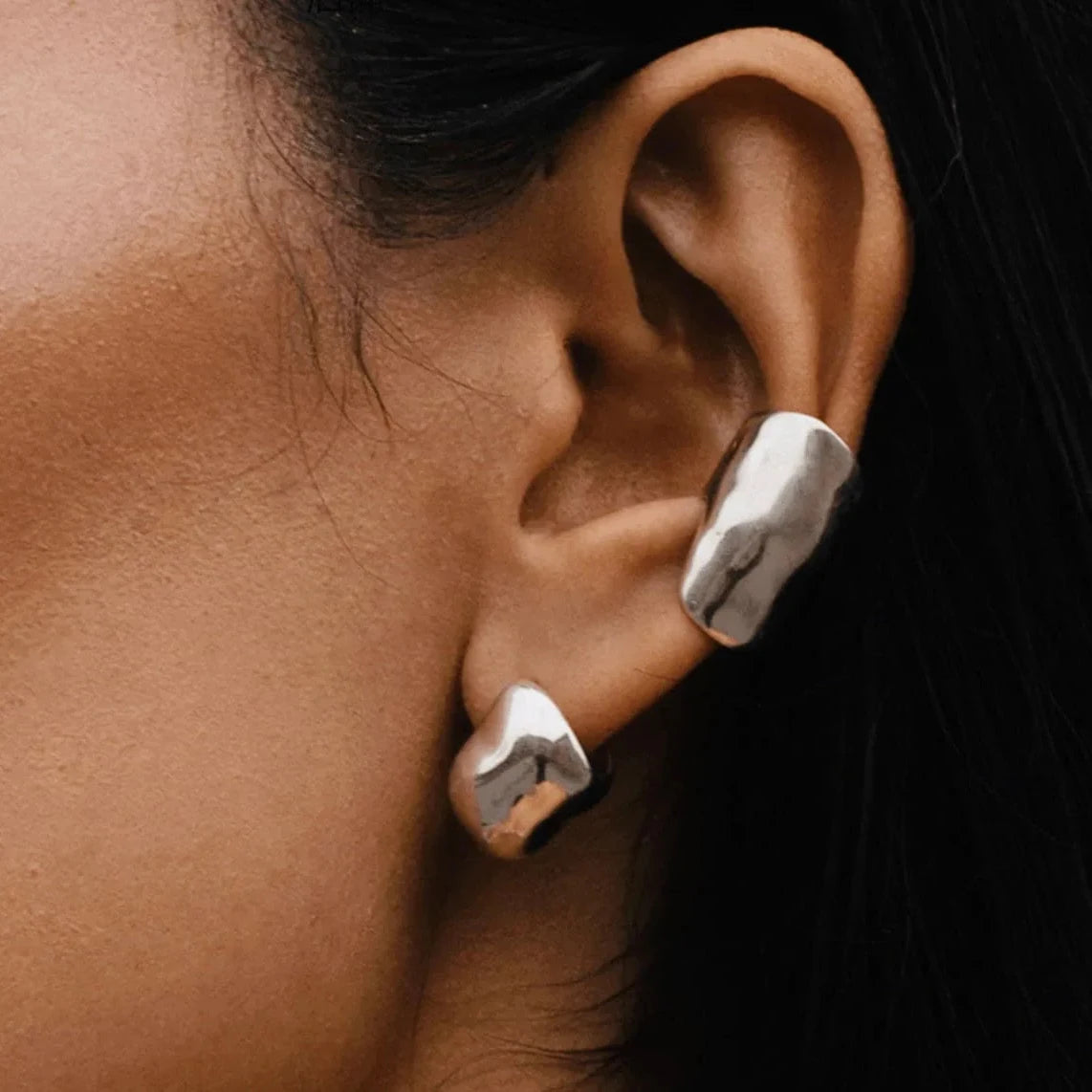 Velin עגילי חבק בעיצוב מודרני ללא חור