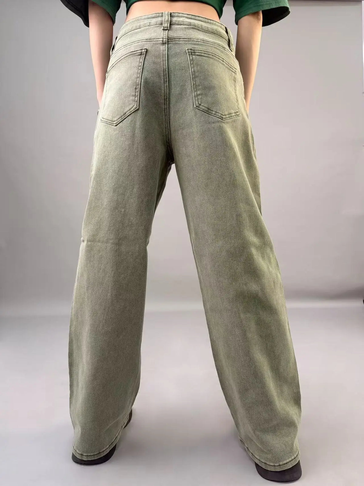 Mendez מכנסי ג’ינס רטרו בגזרה ישרה