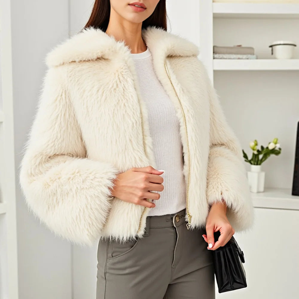 Karl מעיל פרווה קצר