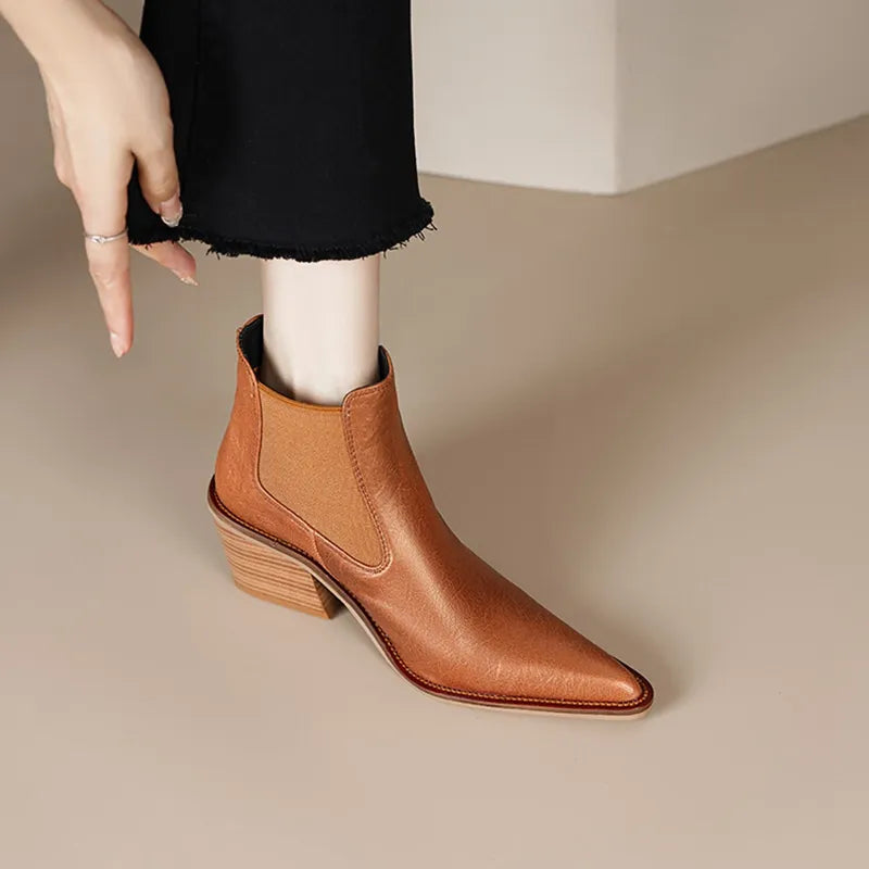 Hogan מגפוני עקב דמוי עור Outlet