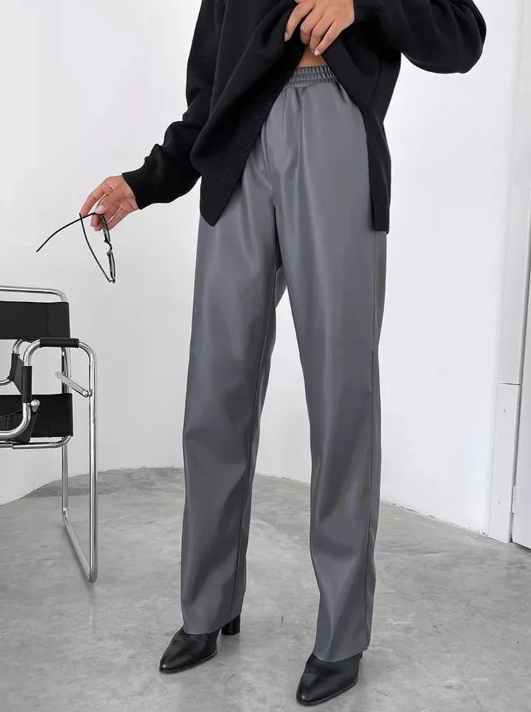 Sosa מכנסים דמוי עור