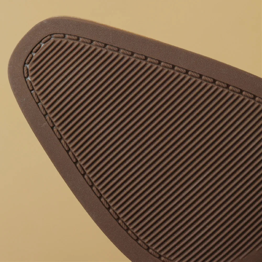 Warren מגפי ברך זמש בסגנון מערבוני עם רוכסן