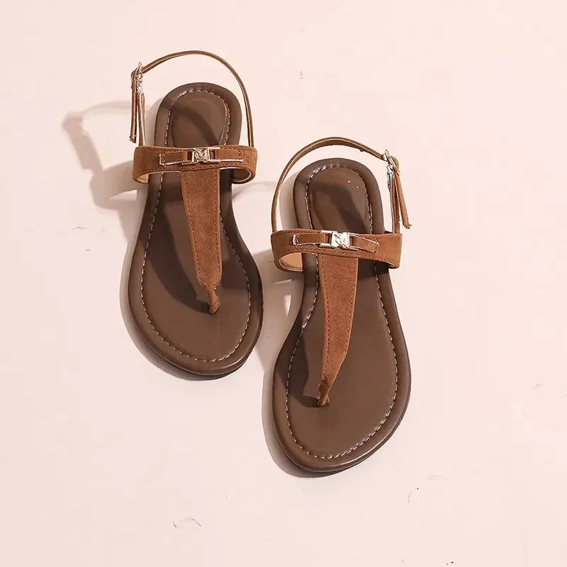 Cruz סנדלי טי שטוחים Outlet