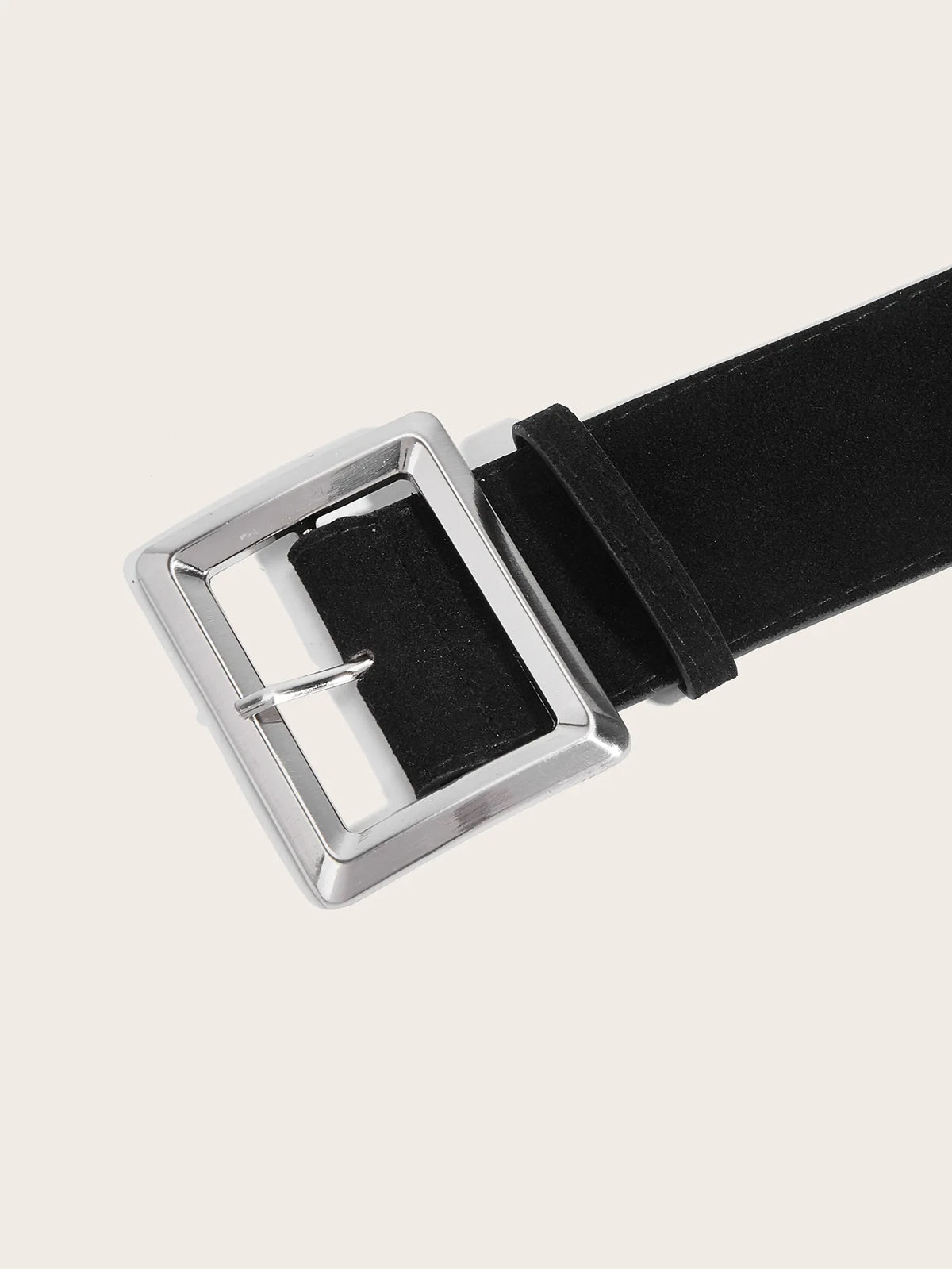 Janice חגורה רחבה עם אבזם מרובע