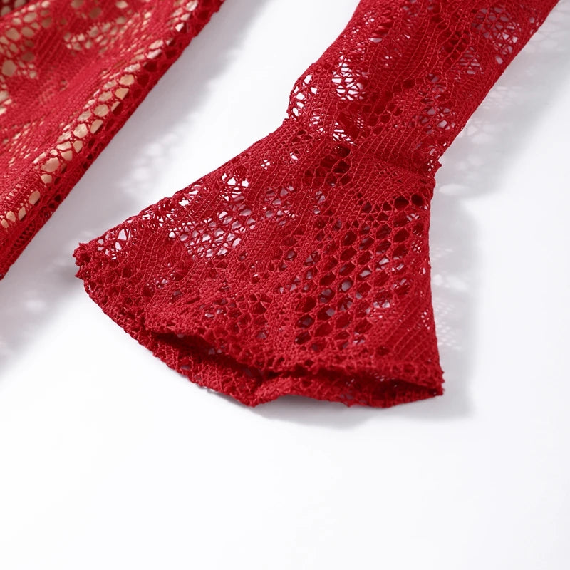 Candle שמלת מידי תחרה לאירועים