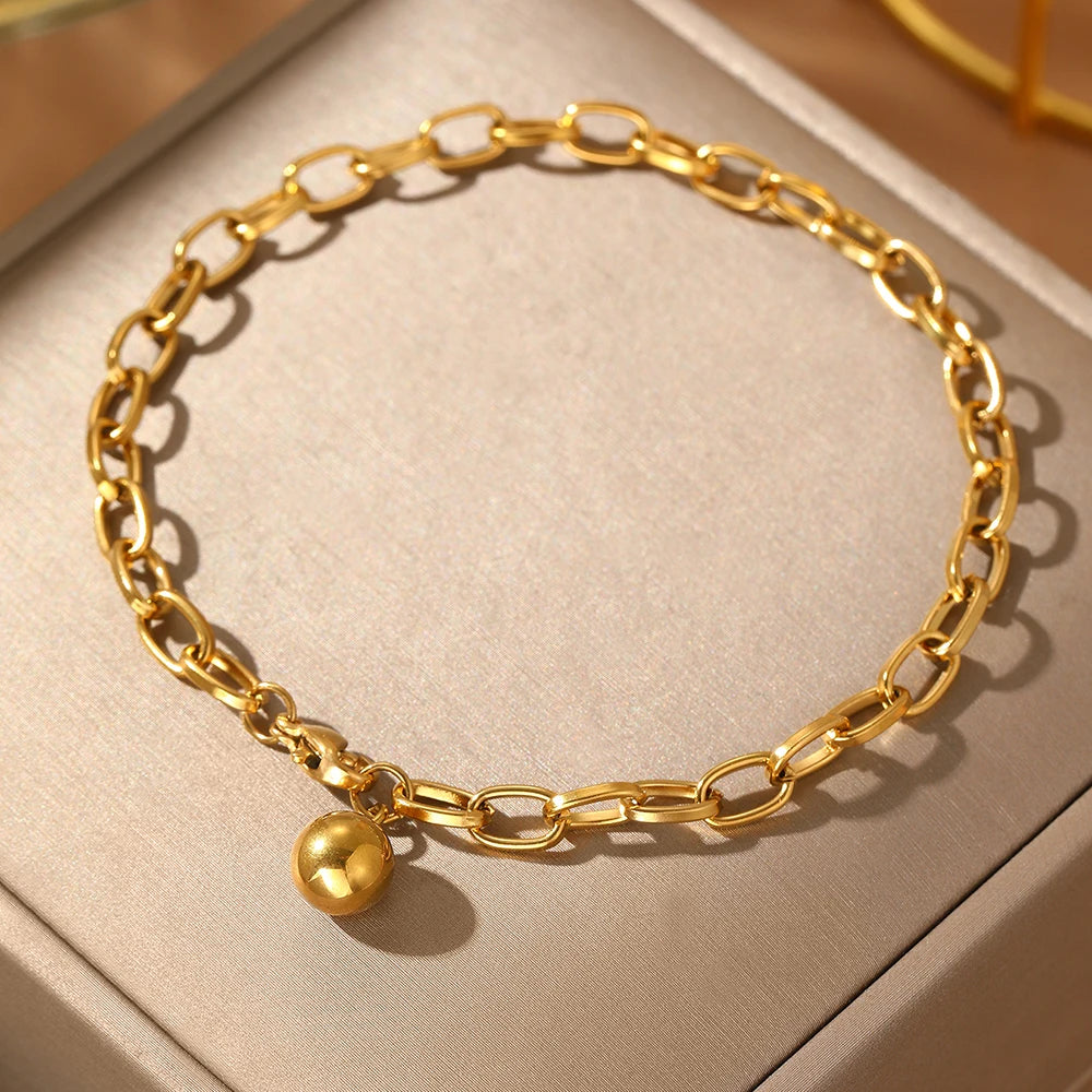 Luna צמיד שרשרת עם תליון