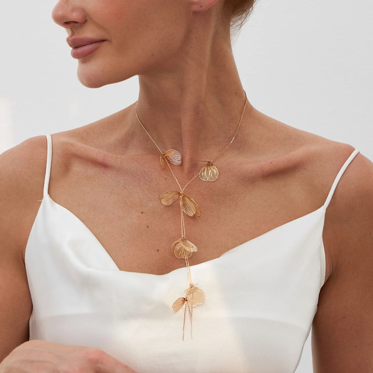 Reid שרשרת עלים ארוכה