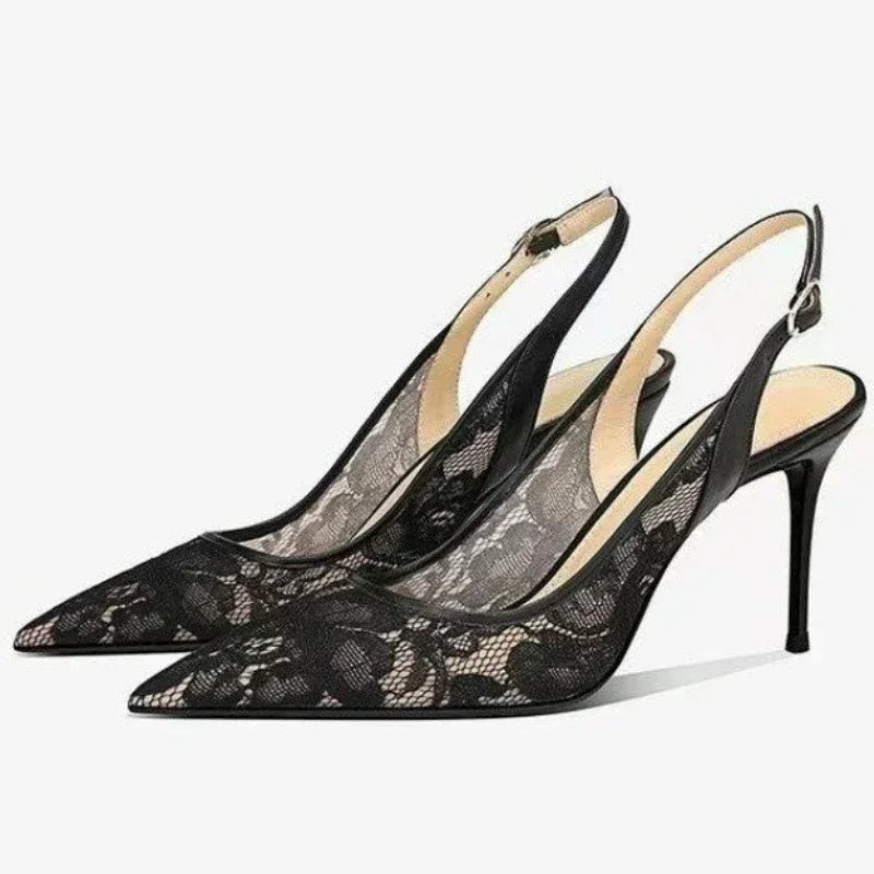 Fuller נעלי עקב תחרה Outlet