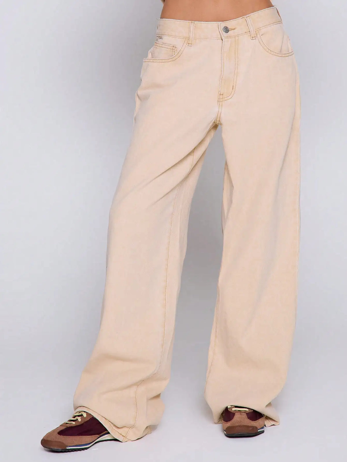 Gareth ג&#39;ינס רחב וינטג&#39; בצבע בז&#39;