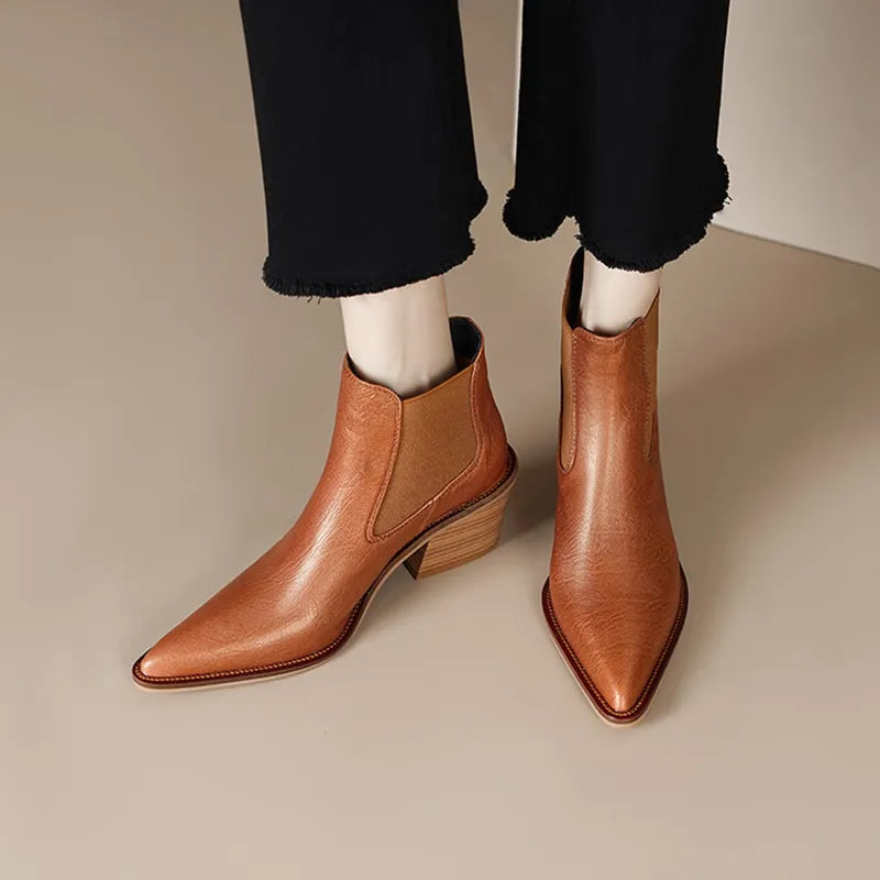 Hogan מגפוני עקב דמוי עור Outlet