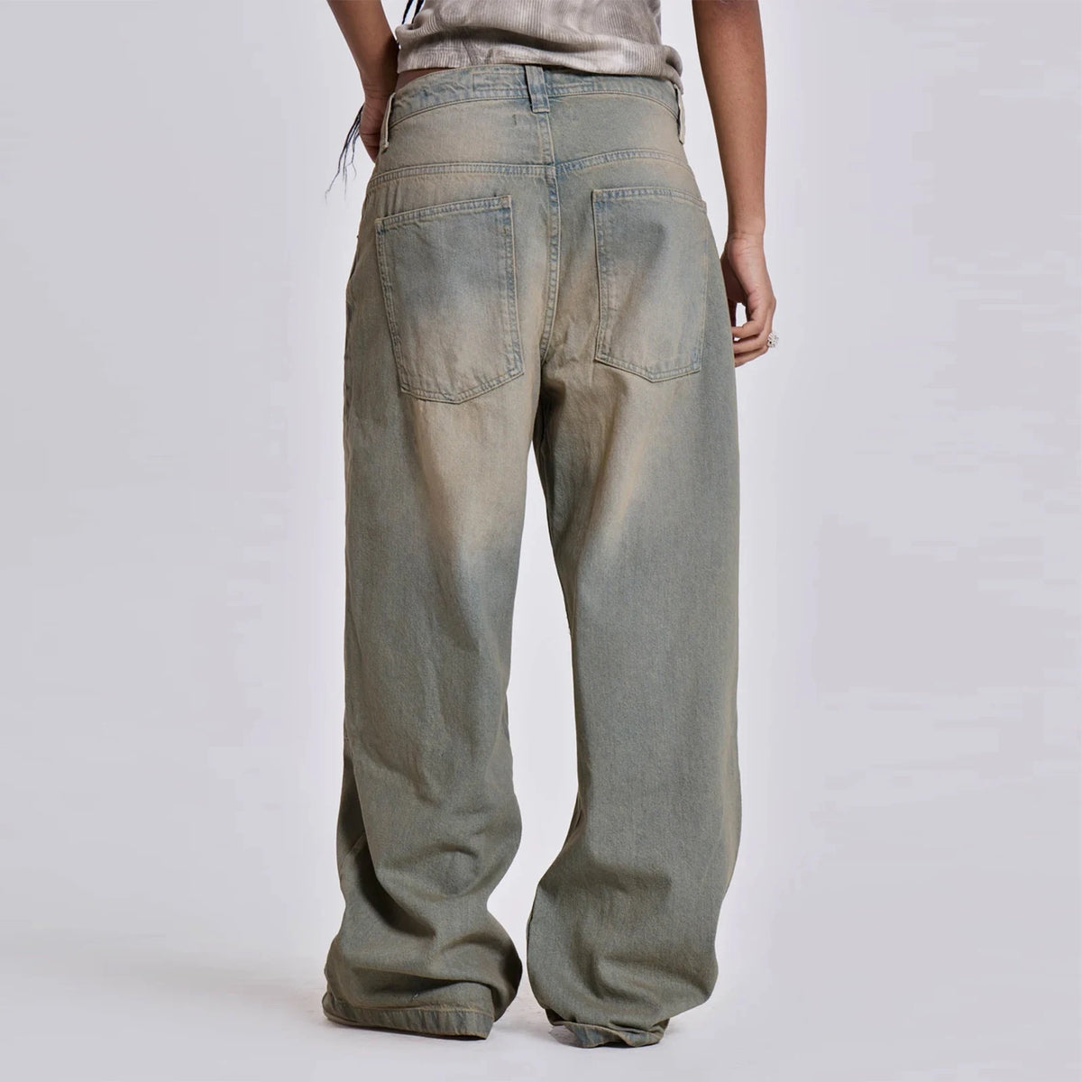 Lin ג׳ינס רחב קז׳ואלי