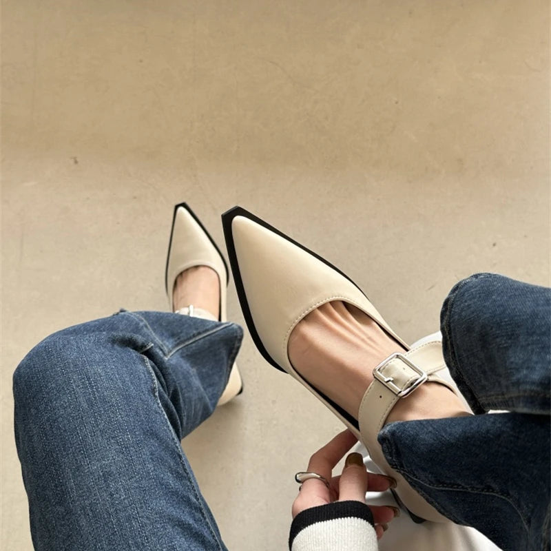 Richard נעלי עקב מרי ג&#39;יין אלגנטיות