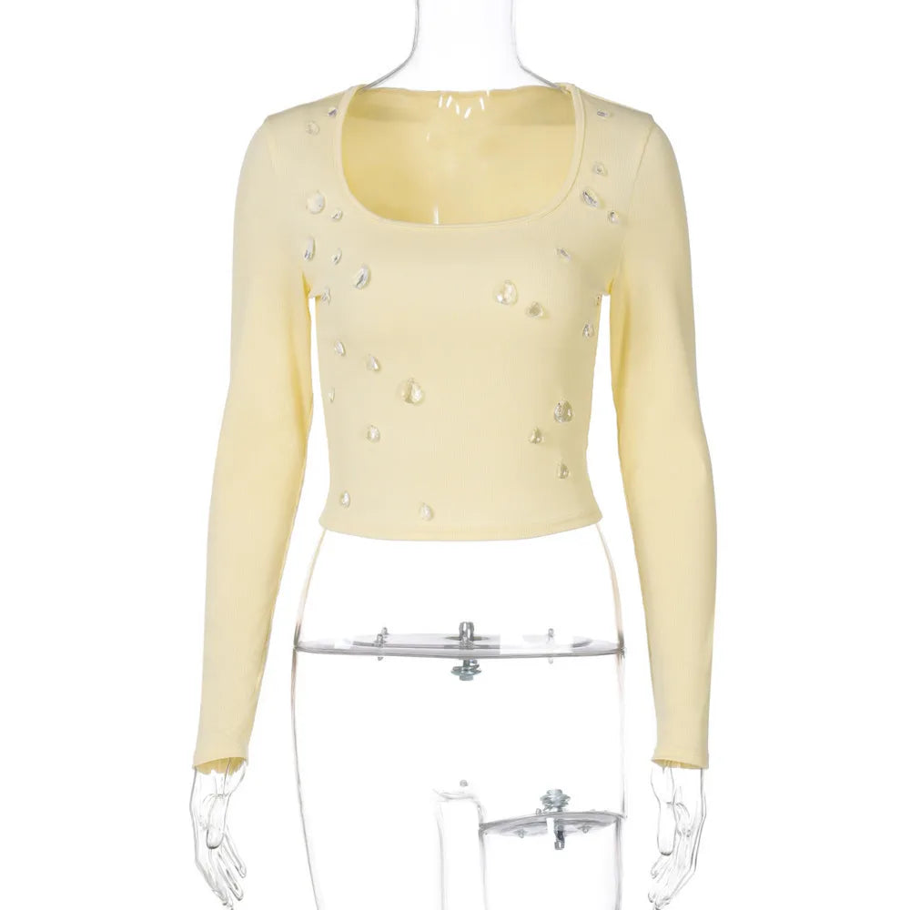 Jennifer טופ ריב בגזרה צמודה